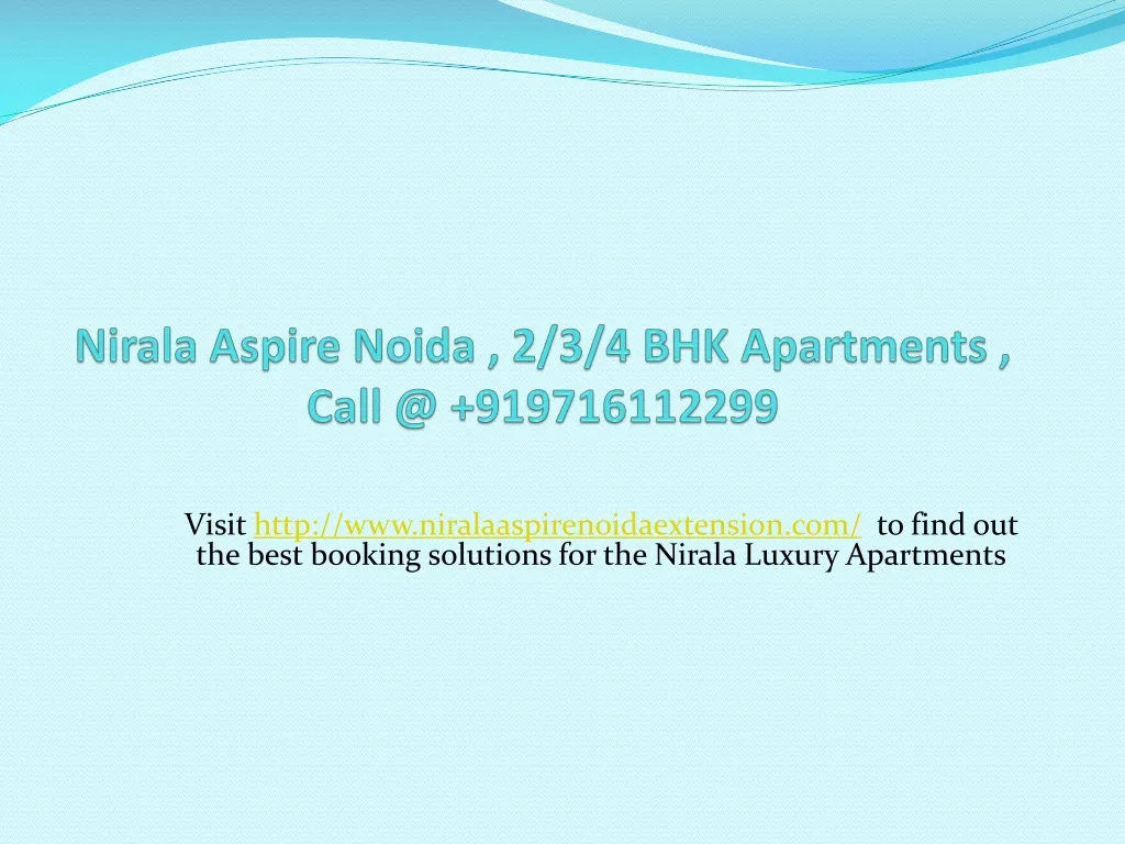 nirala aspire noida 2 3 4 bhk apartments call @ 919716112299