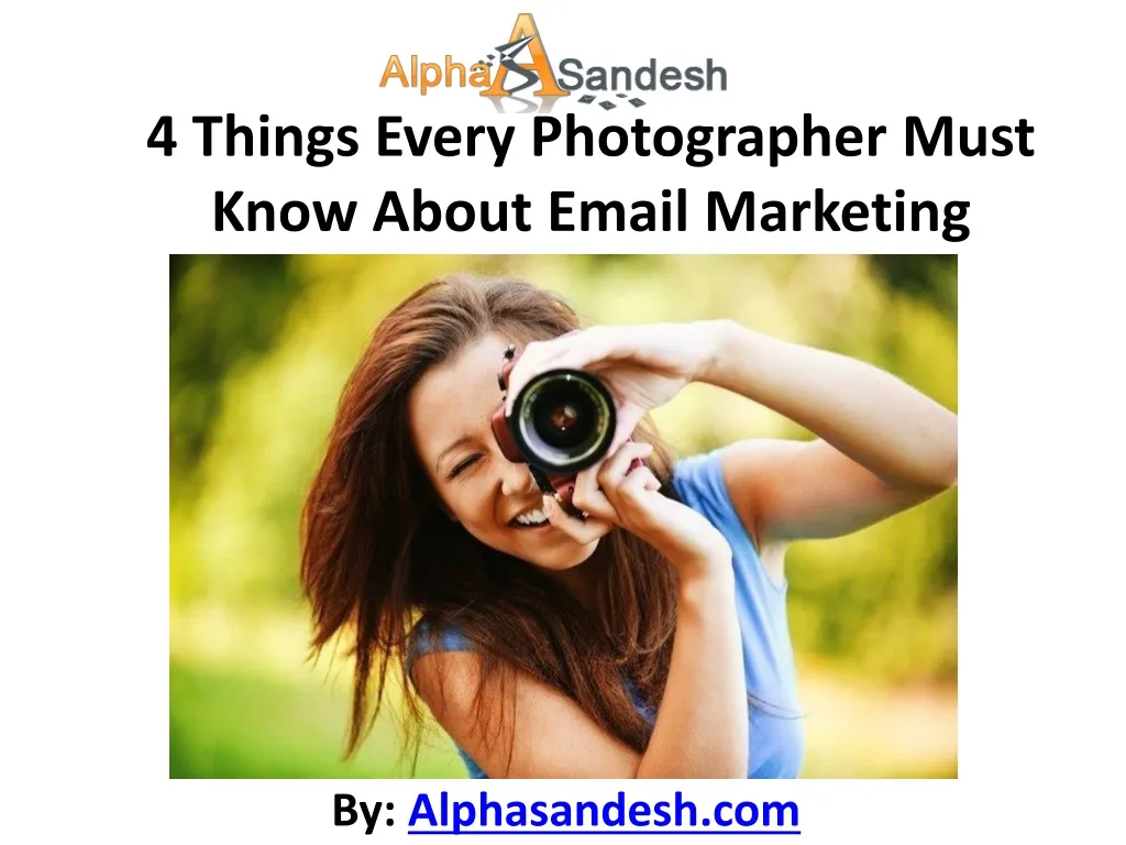 4 things every photographer must know about email marketing