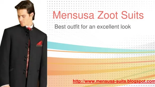 Mensusa Zoot Suits