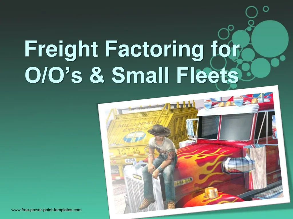 freight factoring for o o s small fleets