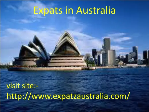 Expats in Australia