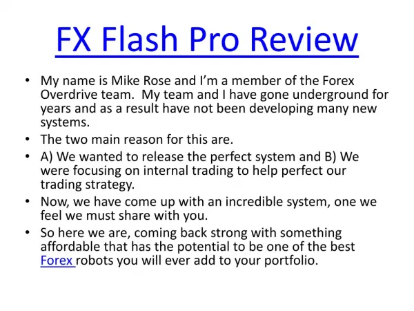 FX Flash Pro Review