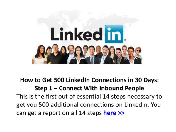 Hot to Get 500 LinkedIn Connections in 30 days