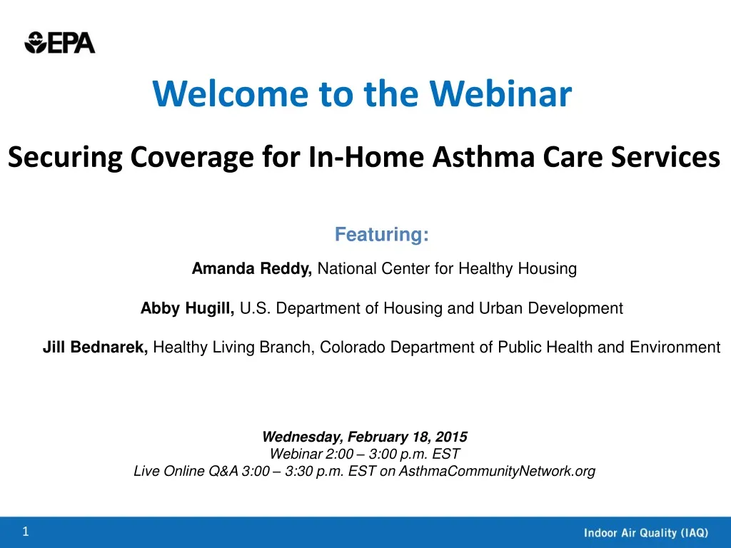 securing coverage for in home asthma care services