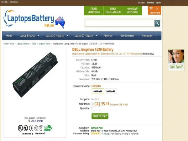 Choosing the Right Dell Inspiron 1520 Battery