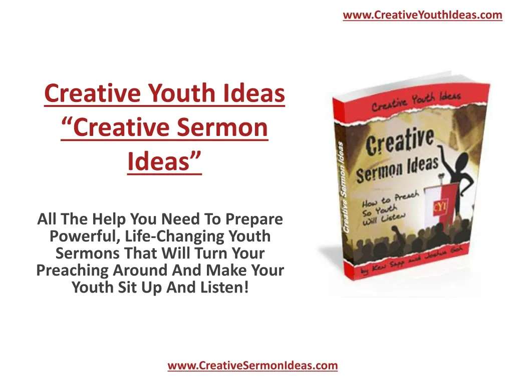 creative youth ideas creative sermon ideas