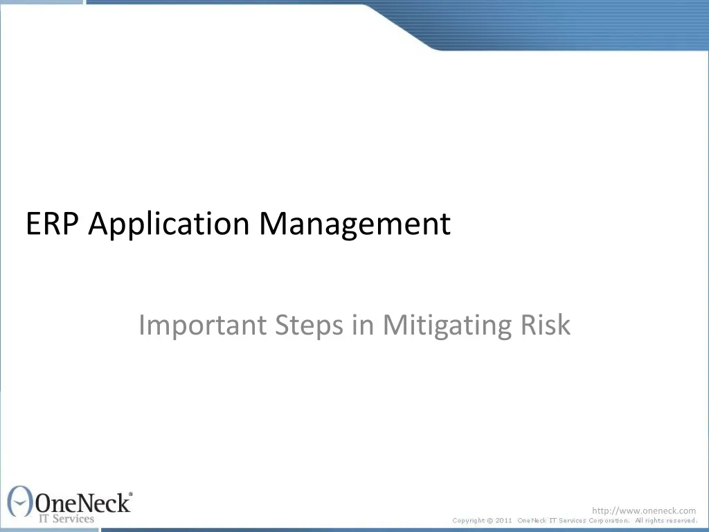 erp application management