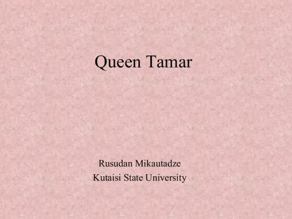 Queen Tamar
