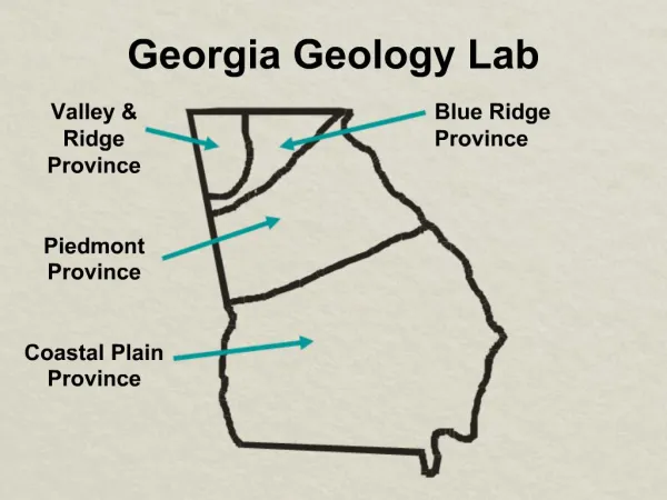 Georgia Geology Lab