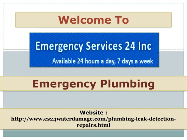 Emergency Plumbing