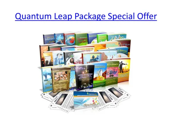 Quantum Leap Package Special Offer