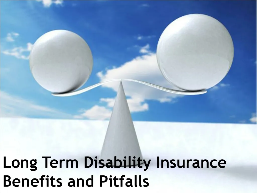 long term disability insurance benefits
