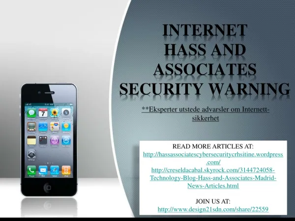 internet hass and associates security warning, Phishing og s