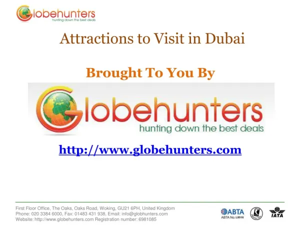 Cheap Flights to Dubai with Globehunters