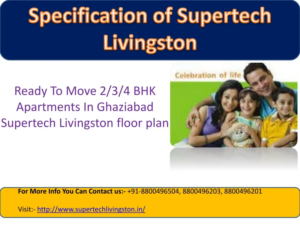 specification of supertech livingston