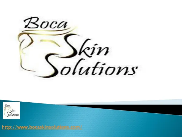 Boca Skin Solutions - Anti-Aging Services - Anti-Aging Produ