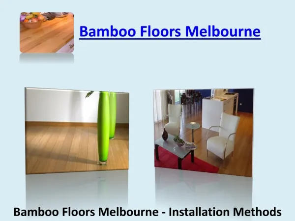 Bamboo Floors Melbourne