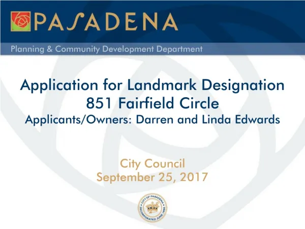 City Council September 25, 2017