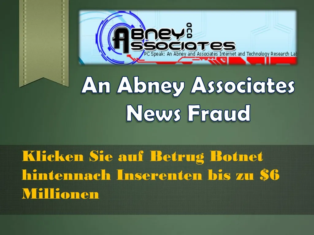 an abney associates news fraud