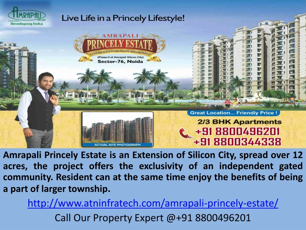amrapali princely estate is an extension