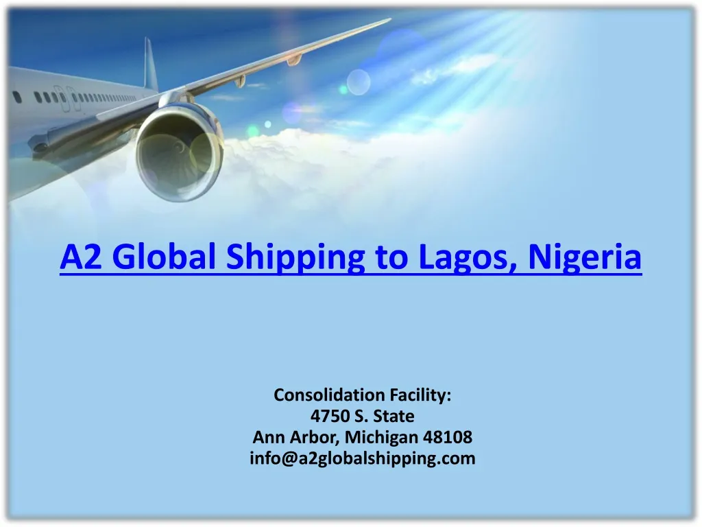 a2 global shipping to lagos nigeria