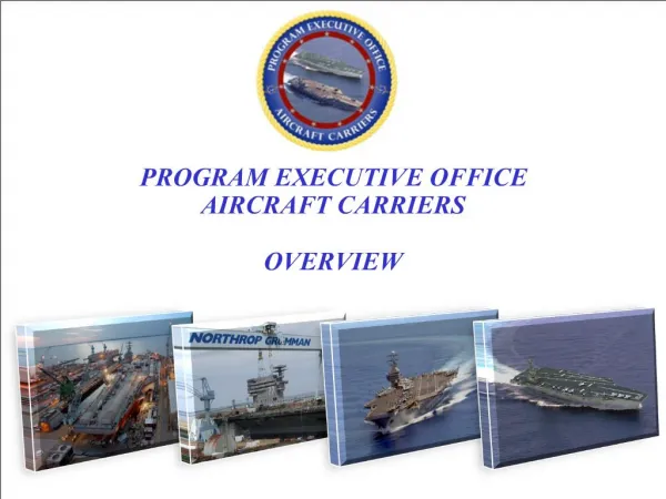 PROGRAM EXECUTIVE OFFICE AIRCRAFT CARRIERS OVERVIEW