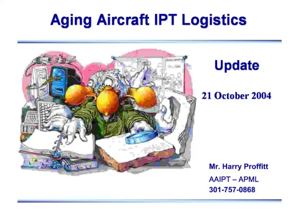 Aging Aircraft IPT Logistics