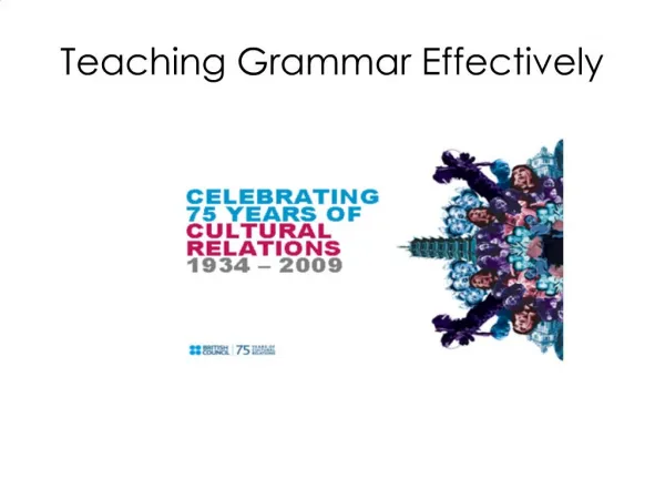 Teaching Grammar Effectively