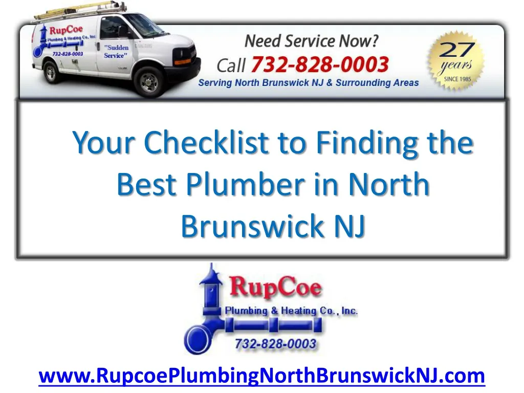 your checklist to finding the best plumber in north brunswick nj