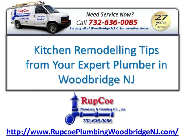 Kitchen Remodelling Tips from Your Licensed Plumbers in Wood