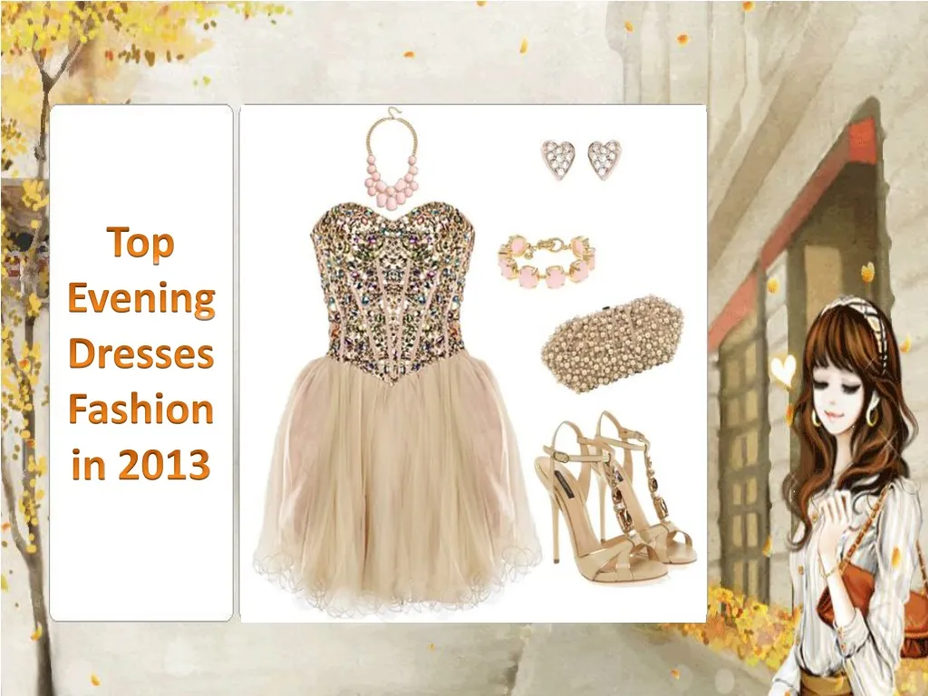 top evening dresses fashion in 2013