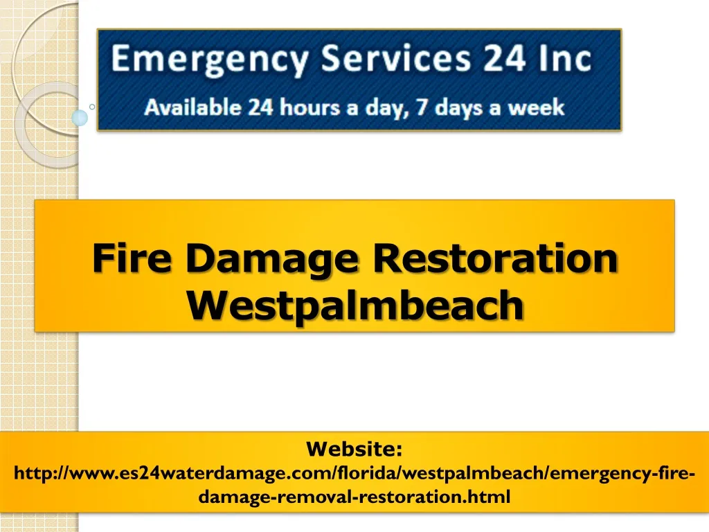 fire damage restoration westpalmbeach