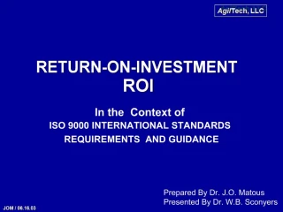ROI CHARTS - slide 1