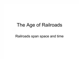 The Age of Railroads: Railroads span space and time - slide 1