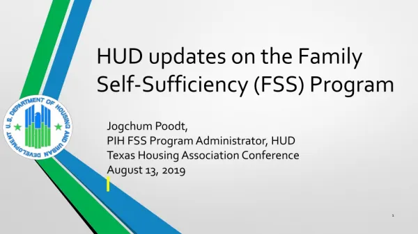 HUD updates on the Family Self-Sufficiency (FSS) Program