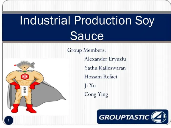 Industrial Production Soy Sauce