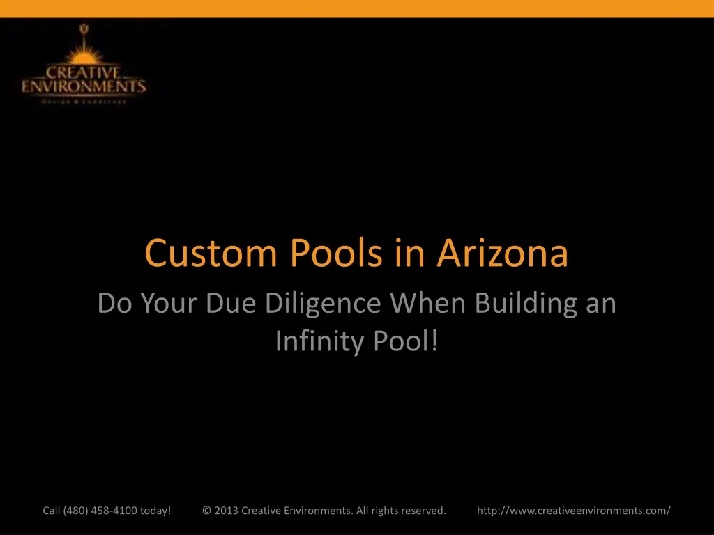 custom pools in arizona