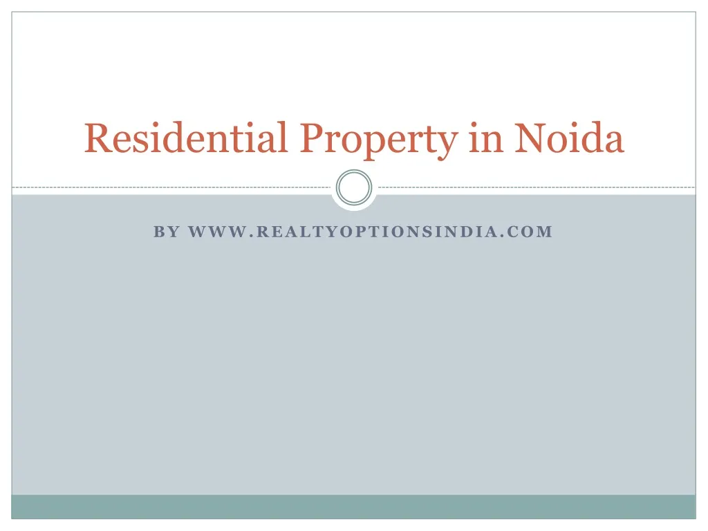 residential property in noida