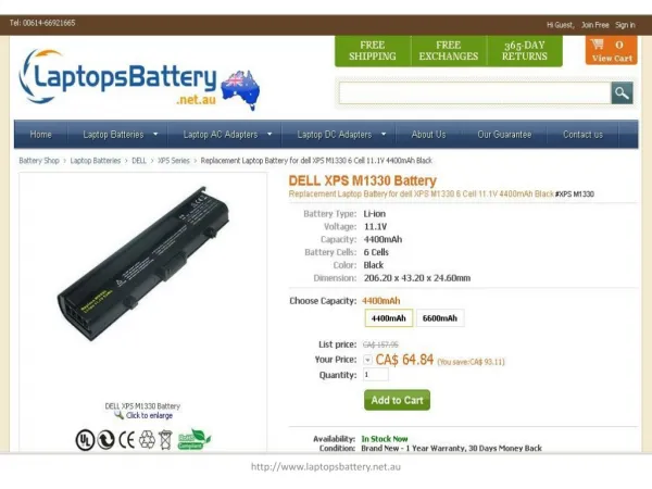 Some Facts You Should Know About the Dell XPS M1330 Battery