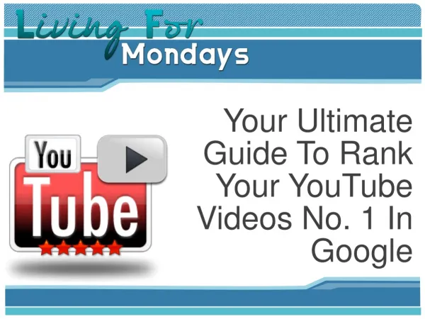 How to rank your YouTube Video No.1 in Google and YouTube