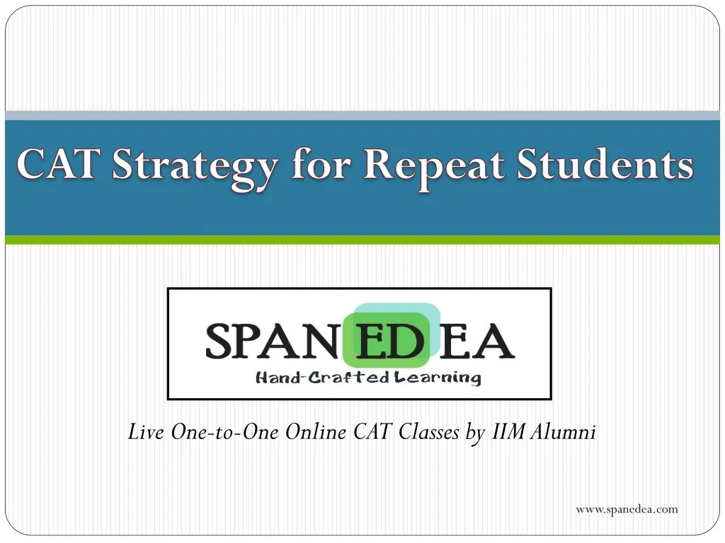 cat strategy for repeat students