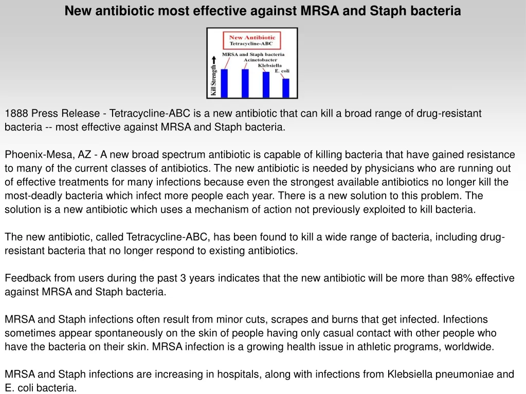 new antibiotic most effective against mrsa