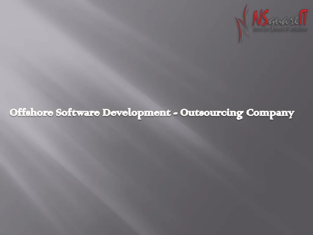 offshore software development outsourcing company