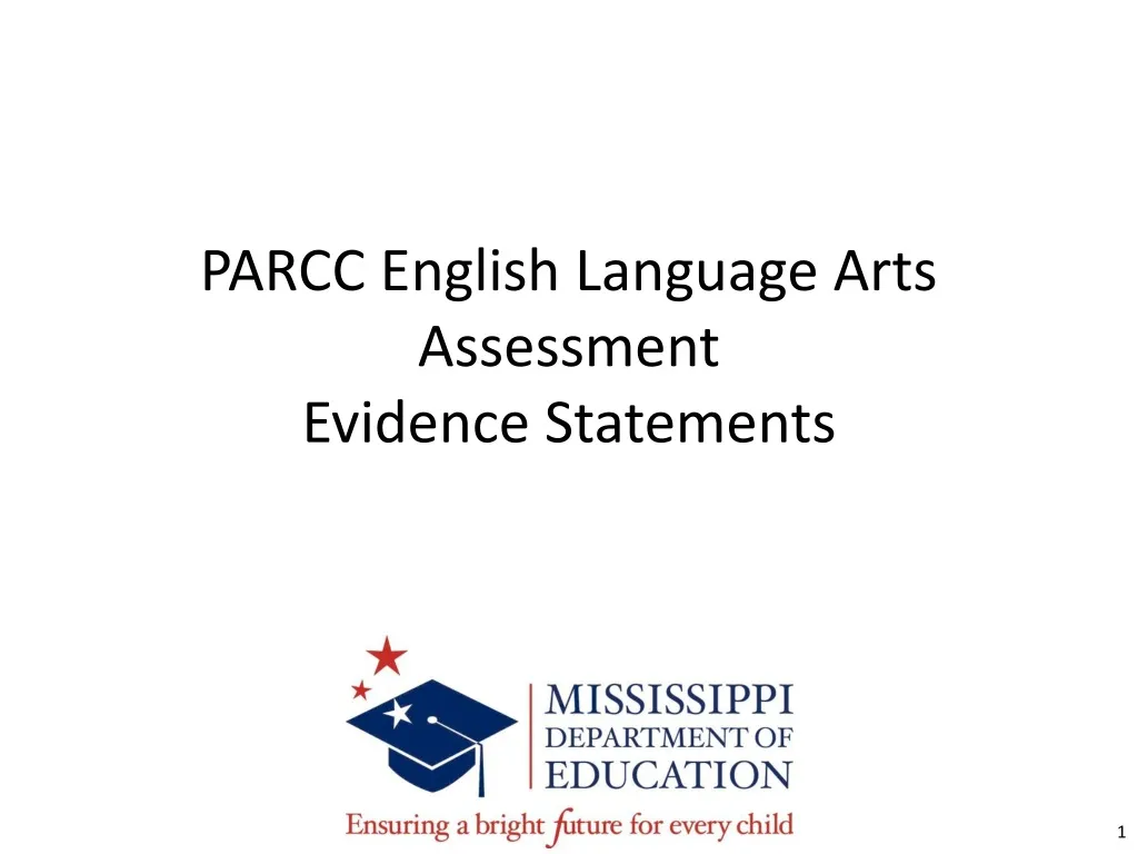 parcc english language arts assessment evidence statements