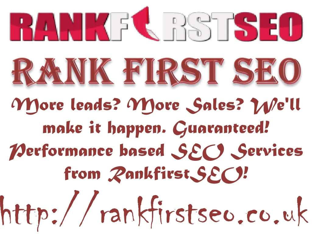rank first seo