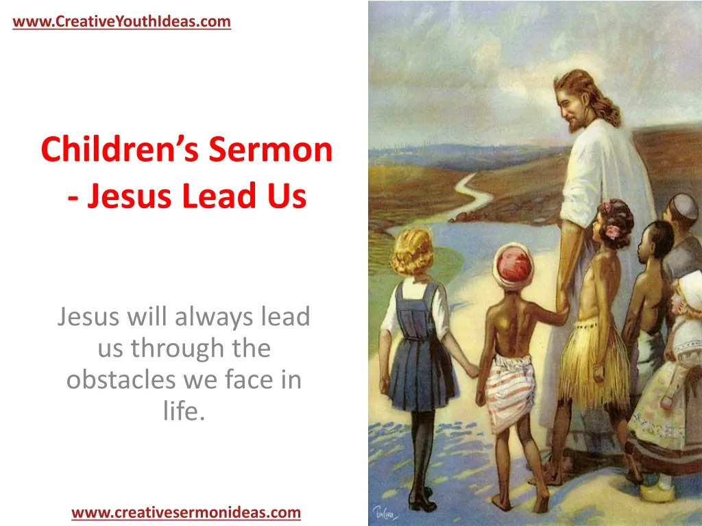 children s sermon jesus lead us