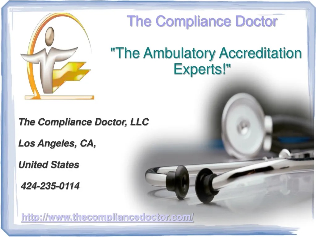 the compliance doctor the ambulatory