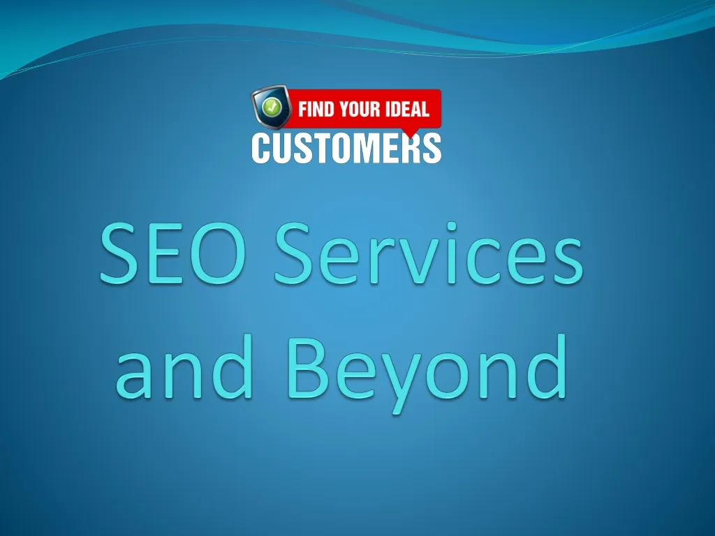 seo services and beyond
