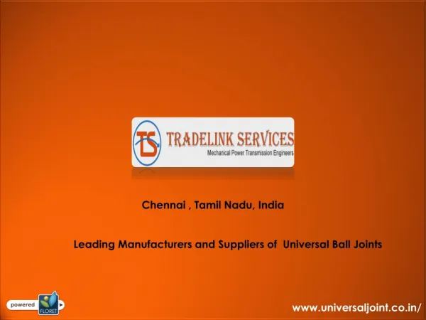 Universal Joint Supplier in India