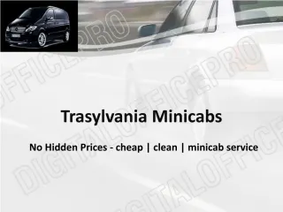 Canary Wharf taxis - slide 1